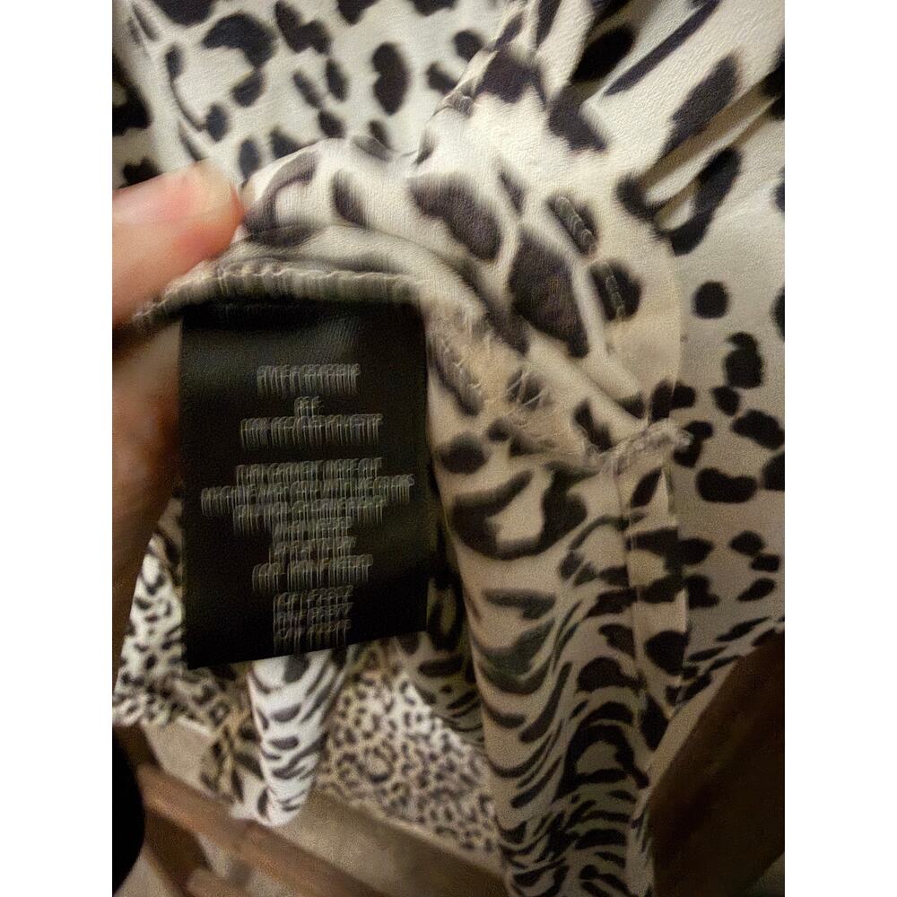 Sanctuary- black and white leopard print- size medium - Picture 3 of 4